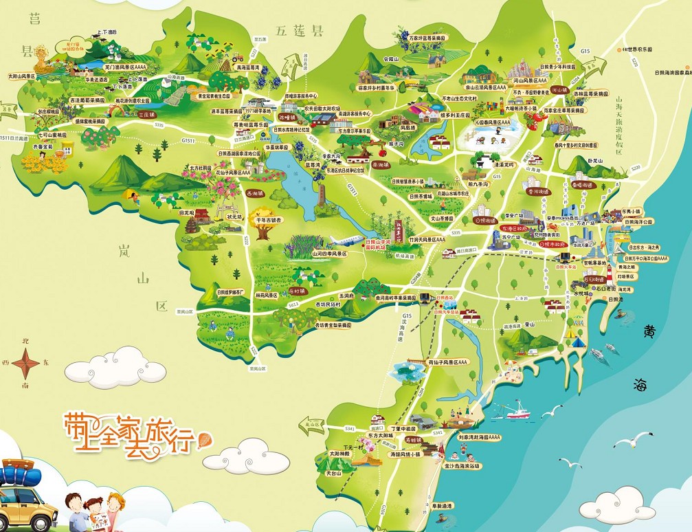 三伏潭镇景区使用手绘地图给景区能带来什么好处？